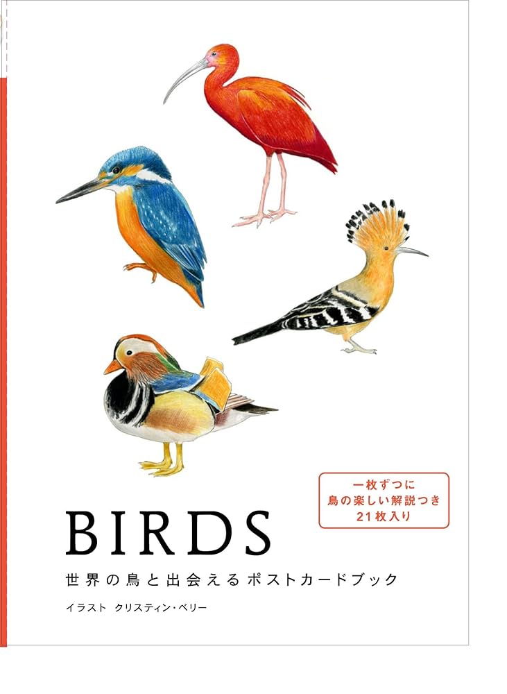 BIRDS 世界の鳥と出会えるポストカードブック | クリスティン